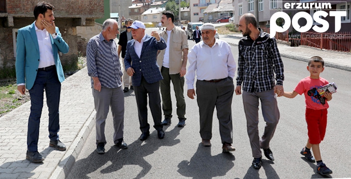 Başkan Sekmen sokak sokak gezerek denetim yapıyor